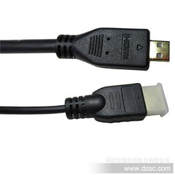 HDMI线厂家批发首选 1.5米带屏蔽双磁环高清Mini HDMI线详解